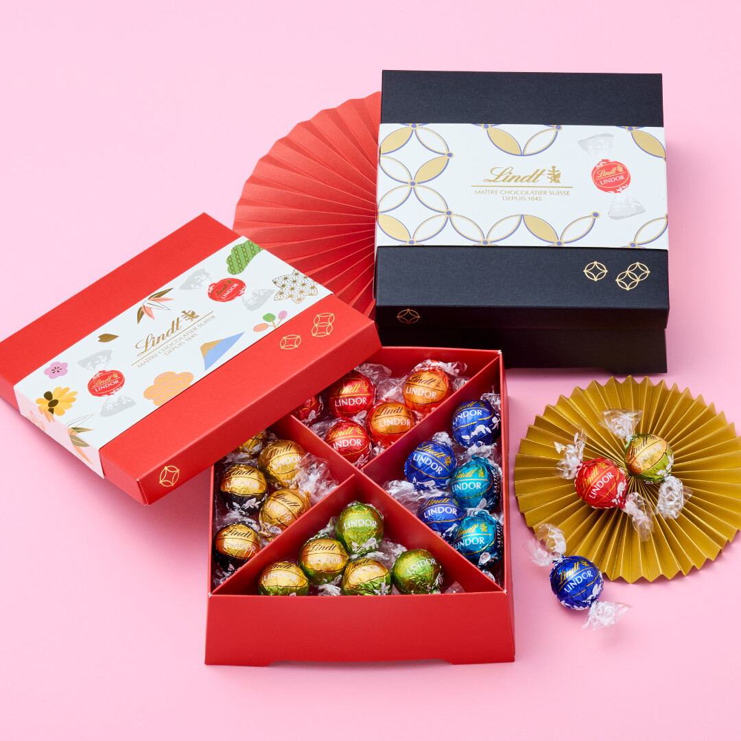 リンツ限定品 重箱 新年はリンツの“リンドールおせち”で華やかに │リンツ ショコラ
