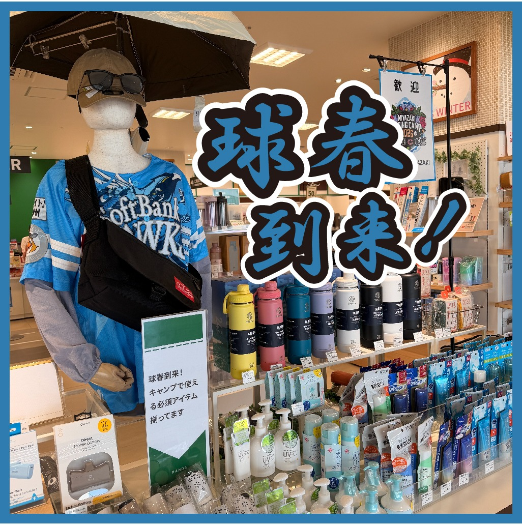 ハンズ宮崎店】球春到来！キャンプで使える必須アイテム │ハンズ