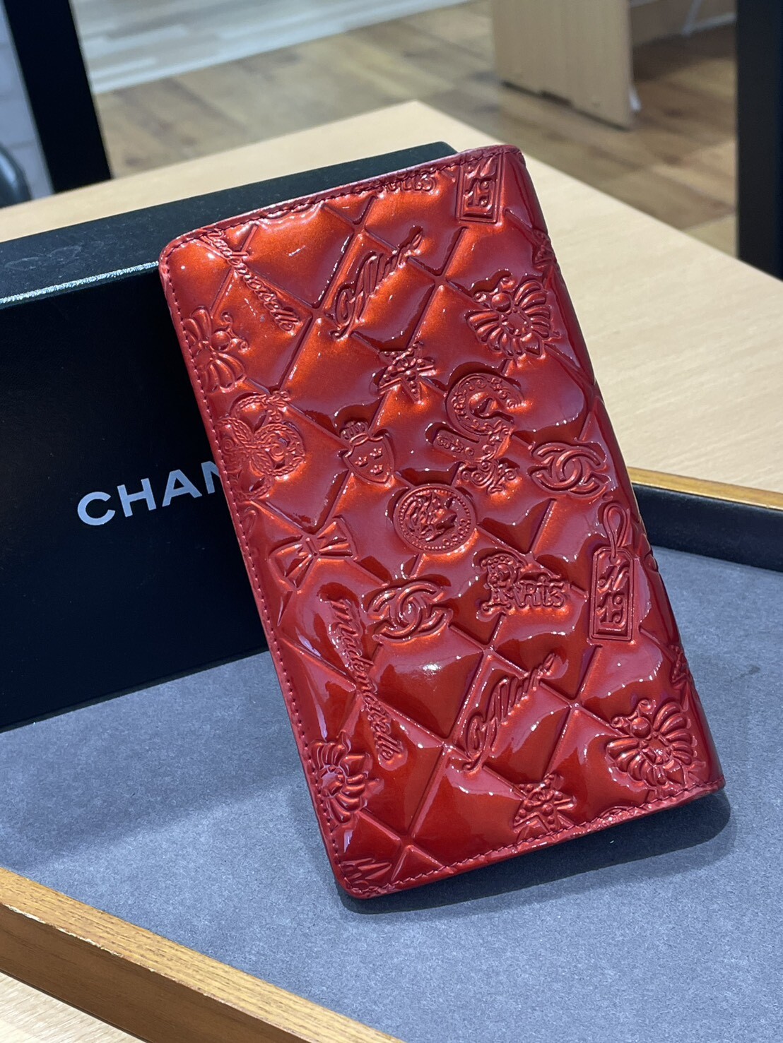 シャネル　アイコンライン　長財布　ベージュ シャネル(CHANEL)|アイコンライン二つ折り長財布|【ハードオフ公式通販