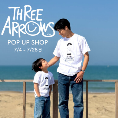 期間限定ショップ「スリーアローズ」OPEN！