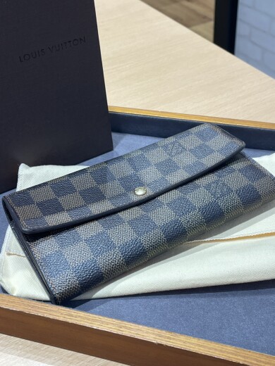 ルイヴィトン ダミエ ポルトフォイユサラ 長財布お買取り致しました！