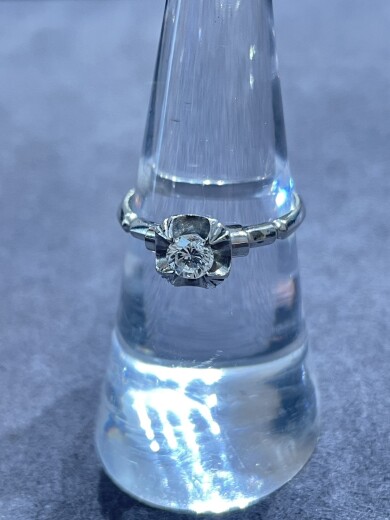 Pm刻印ダイヤモンドリングをお買取り致しました♪