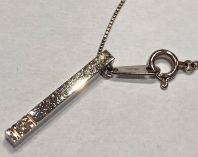 プラチナ Pt850 ダイヤ付 ネックレス!!お買取り致しました!!!