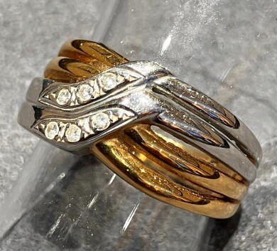 金 K18 プラチナ PT850 コンビ リング！お買取り致しました！！！