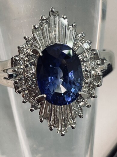 プラチナ900サファイアリングをお買取り致しました!