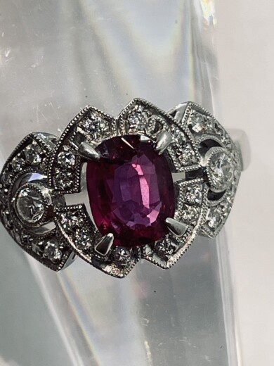 Pt900ルビーリングをお買取り致しました!