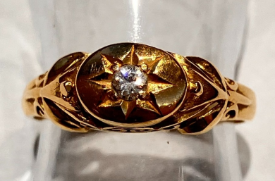 K18 金 ダイヤ リング!!お買取り致しました!!!