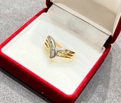 Pt850 K18 コンビ リングをお買取り致しました！