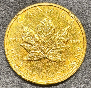 メープルリーフ金貨 をお買取りいたしました♪
