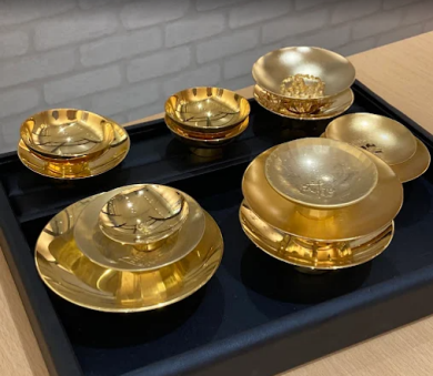 金メッキ 金杯おまとめお買取りいたしました♪
