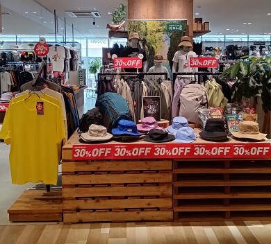夏物クリアランス20～30％OFF