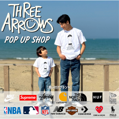 期間限定ショップ「Three Arrows」OPEN!
