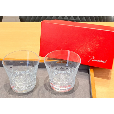バカラ ベルーガ ペア タンブラー グラス 箱付き  ロックグラスをお買取りいたしました♪