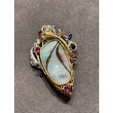 Pt900K18コンビ帯留めお買取り致しました！