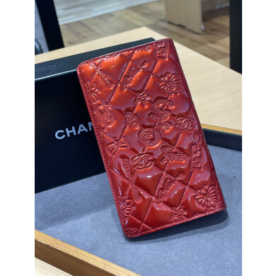 シャネル アイコンライン パテント 長財布お買取り致しました!