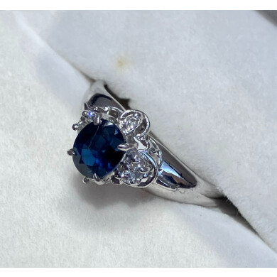 Pt900 サファイア ダイヤ リングをお買取り致しました!