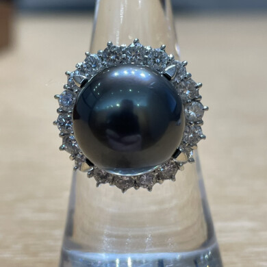 タサキ真珠ブラックパールリングお買取り致しました!