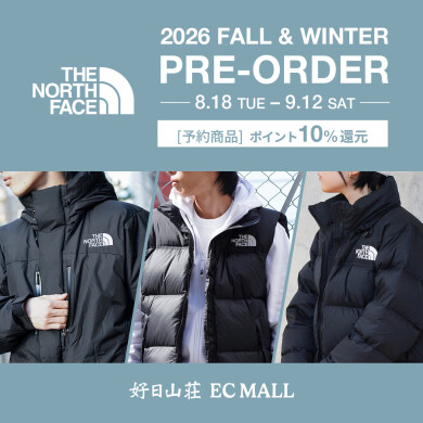 ノースフェイス冬物ウェア先行予約販売！