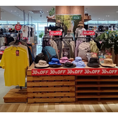 夏物クリアランス20～30％OFF